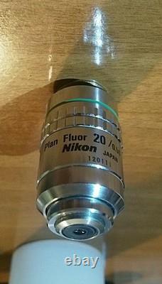 Nikon Plan Fluor 20x TL 160 NA 0.5 LWD Lens Microscope