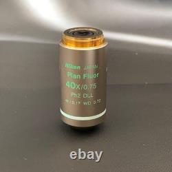 Nikon Plan Fluor 40x/0.75 Ph2 DLL? /0.17 WD 0.72 Eyepiece for Microscopes