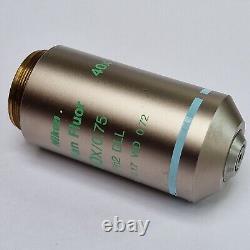 Nikon Plan Fluor 40x/0.75 Ph2 DLL WD 0.72 Microscope Objective Lens, +Case