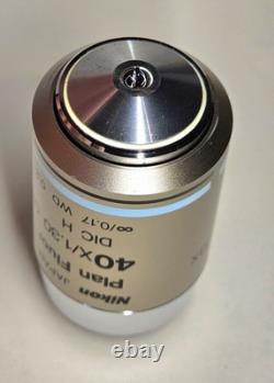 Nikon Plan Fluor 40x Oil 1.3 DIC Microscope Objective
