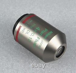 Nikon Plan Fluor 4x /0.13 PHL DL Phase Microscope Objective Lens, Made in Japan