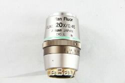 Nikon Plan Fluor ELWD 20x 0.45 DIC L Microscope Objective for Eclipse #1385
