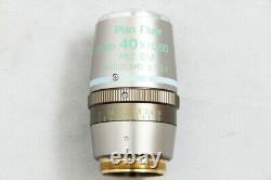 Nikon Plan Fluor ELWD 40X/0.60 Ph2 DM /0-2 WD DIC M Microscope Objective #2165