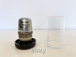 Nikon Plan Fluor ELWD 40x/0.60 microscope objective