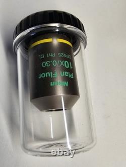 Nikon Plan Fluor Ph1 Phase 10x 0.3 MRH20101 Microscope Objective