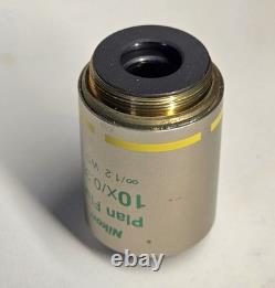 Nikon Plan Fluor Ph1 Phase 10x 0.3 MRH20101 Microscope Objective