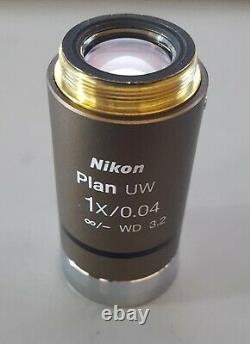 Nikon Plan UW 1x/0.04 Microscope Objective