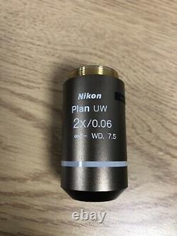Nikon Plan UW 2x/0.06 Microscope Objective