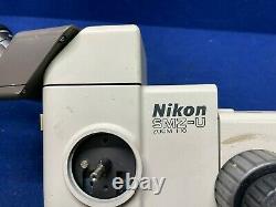 Nikon SMZ-U Stereoscopic Zoom Microscope W 2 Eye pieces ED Plan 1X