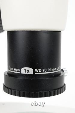 Nikon SMZ1000 Stereo Microscopes Microscope with Plan Apo 1x WD70 + Diascopic Stand