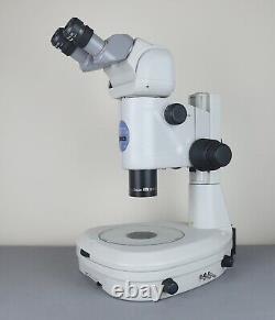 Nikon SMZ1500 Dark Field Microscope wt Ergo Head, Illuminated Base & Plan Apo 1x