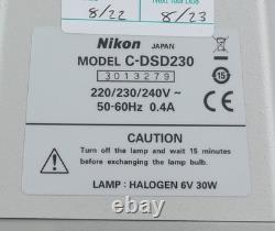 Nikon SMZ1500 Dark Field Microscope wt Ergo Head, Illuminated Base & Plan Apo 1x