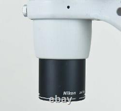 Nikon SMZ800 Microscope with Nikon 10x/22 Eyepieces Plan 1x Objective and Stand