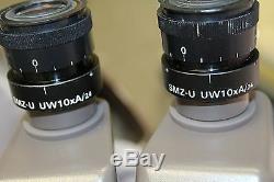 Nikon Smz-10a Microscope System Smz-u Uw10xa 24 Ed Plan 1.0x