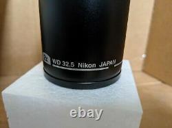 Nikon Stereo Microscope Objective Lens P-ED Plan 2X MNH44200