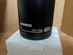 Nikon Stereo Microscope Objective Lens P-ED Plan 2X MNH44200