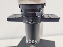 Nikon TMS Inverted Phase Contrast Microscope with 4 x Objectives DPlan, Plan, Ph