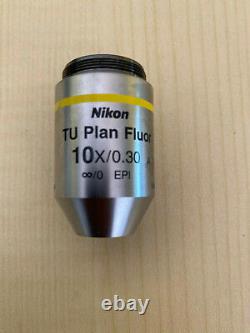 Nikon TU PLAN Fluor 10X/0.30 WD17.5 Objective for Industrial Microscopes