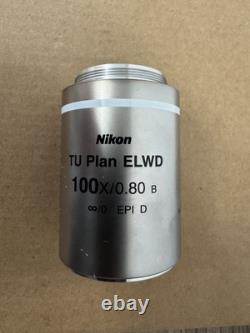 Nikon TU Plan 100x 0.80 B Objective Lens In Good Condition