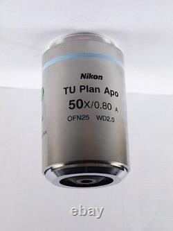 Nikon TU Plan APO 50x EPI D BD L & LV Series Industrial Microscope Objective