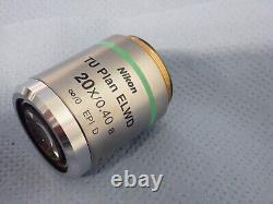 Nikon TU Plan ELWD 20x/0.40 Objective 32mm Thread