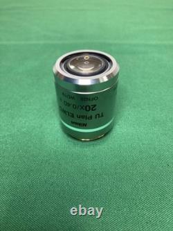 Nikon TU Plan ELWD 20x/0.40B Objective Lens OFN25 WD19 Microscope Long Working
