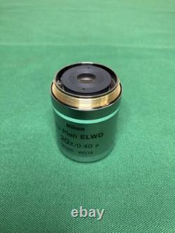 Nikon TU Plan ELWD 20x/0.40B Objective Lens OFN25 WD19 Microscope Long Working