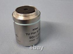 Nikon TU Plan ELWD 50x/0.60 B Objective 32mm Thread