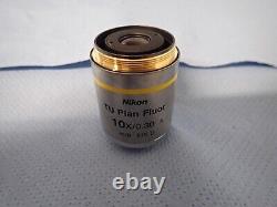 Nikon TU Plan Fluor 10X/0.30 A Objective 32mm Thread