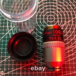 Nikon e Plan 100/01.25 oil 160/0.17 Ph4 DL Phase Contrast Microscope Objective