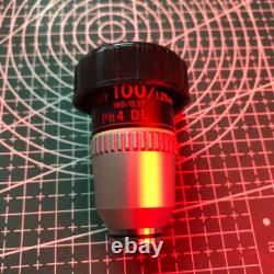 Nikon e Plan 100/01.25 oil 160/0.17 Ph4 DL Phase Contrast Microscope Objective