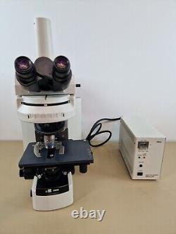 Nikon eclipse 80i Epi illumination fluoresce microscope and plan fluor objective