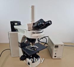 Nikon eclipse 80i Epi illumination fluoresce microscope and plan fluor objective