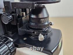 Nikon eclipse 80i Epi illumination fluoresce microscope and plan fluor objective