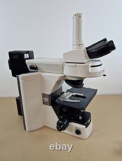 Nikon eclipse 80i Epi illumination fluoresce microscope and plan fluor objective