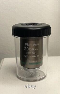 Nikon microscope Objective Plan Apo 20x/0.75 DIC N2