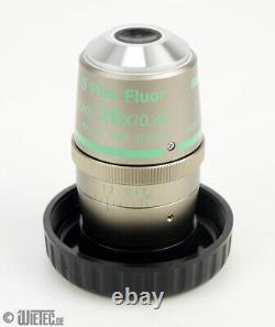 Nikon microscope lens S Plan fluorine ELWD 20X/0.45 Ph1 MRH48230