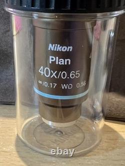 Nikon microscope objective Plan 40x/0.65 lens