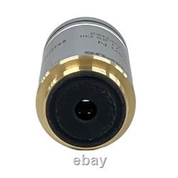 Olympus PLN100XO Plan N 100x / 1.25 Oil Objective Lens UIS2 OFN22 Microscope