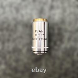 Plan 100x / 1.25 Oil Microscope Objective Lens Infinity? / 0.17 RMS Mount