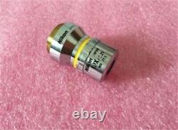 Used 1Pc Nikon Microscope Objective Lens Cf Plan 10X/0.21 Slwd Tested cv